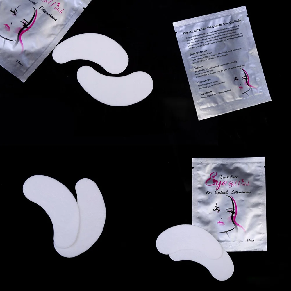 

10pcs Eye Mask Eyepads Beauty Eyelash Pad Gel Patch Eye Pads Lint Free Lashes Extension
