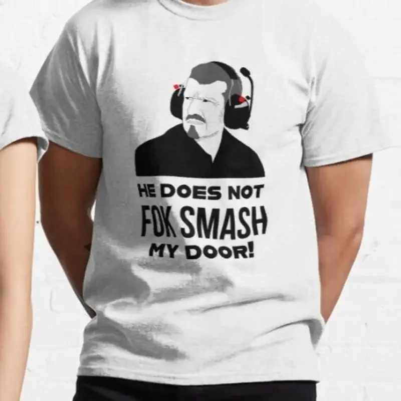 Фото Футболка Guenther He Does Not Smash My Door Formula Funny №1