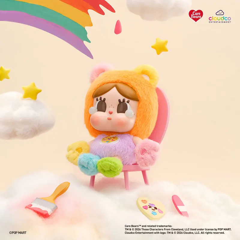 Новинка 2026 года: Оригинальная серия POP MART Crybaby X Care Bears. Слепые коробки с виниловыми плюшевыми подвесками-украшениями. Загадочные коробки-сюрпризы. Подарки на день рождения. (art.: 3920dcd9acc35) - 3920dcd9acc35