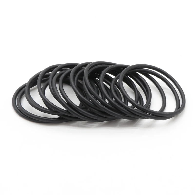 50 шт. уплотнительных кольцев из NBR толщиной CS 2,5 мм с диаметром от 6 до 190 мм, изготовленных из нитрилбутадиеновой резины, с защитой от масла, круглой формы.