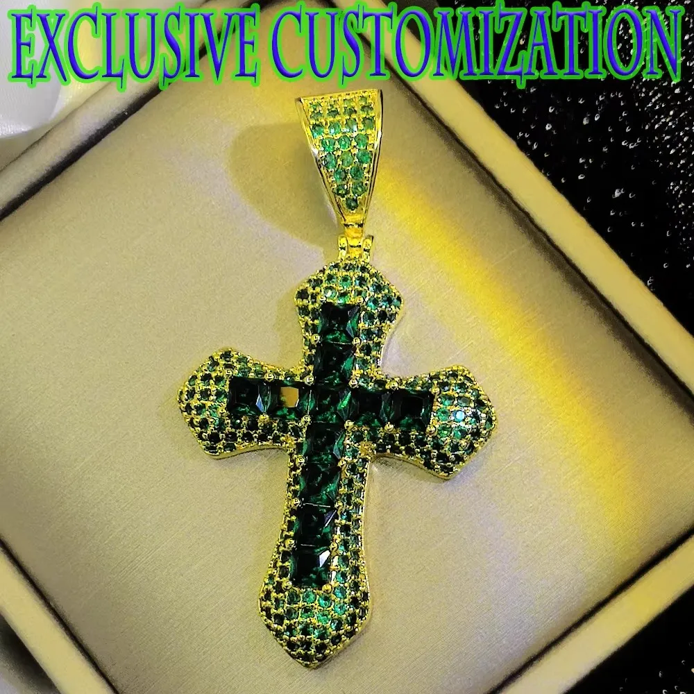 Новое высококачественное колье с подвеской из зеленого кристалла