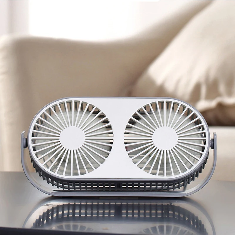 Mini Air Cooler Fan Strong Wind Portable Fan Cooler Air USB Powered Low Noise Air Conditioner Fan For Home Office Desk