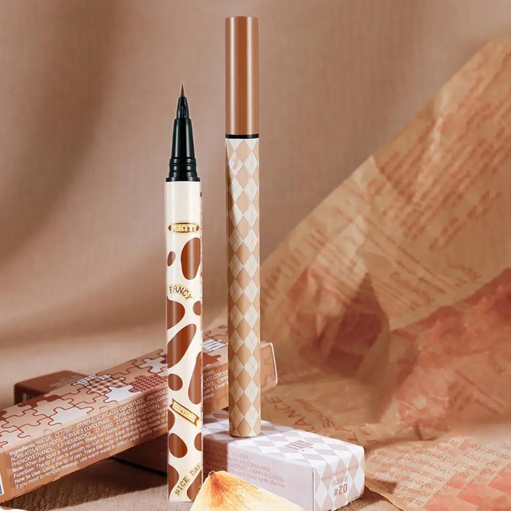 

1.2ml Useful Lie Silkworm Liquid Eyeliner Pen Silkworm Contouring Pen Portable Smudge-Proof