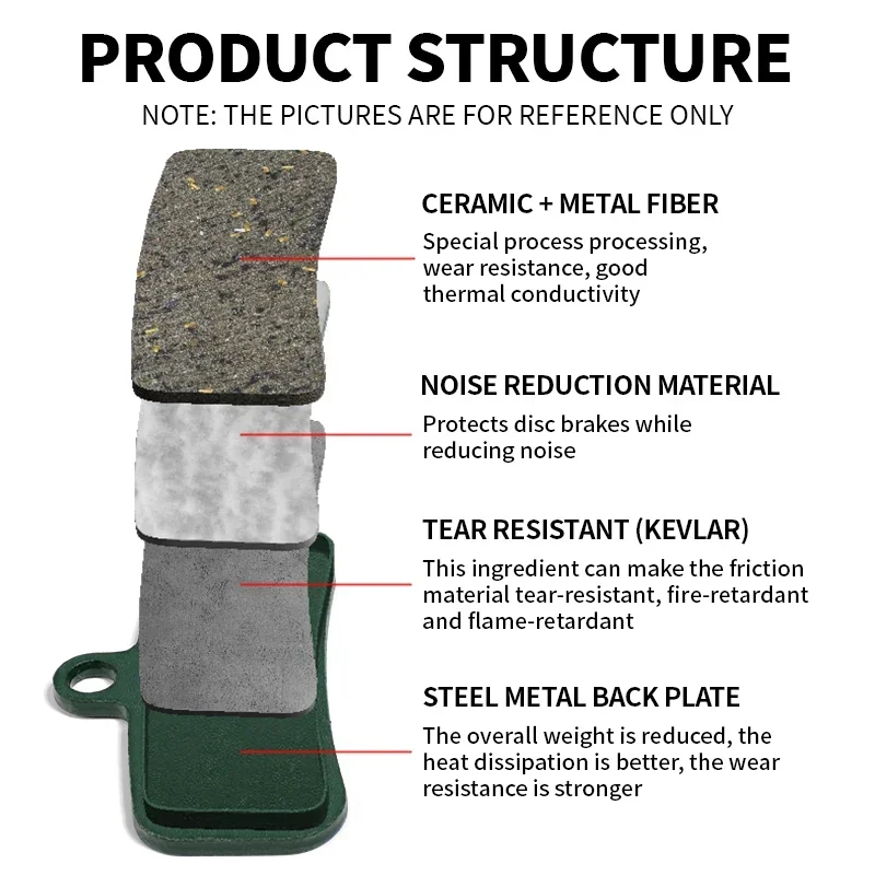 BUCKLOS BRP-05 керамические тормозные колодки для SHIMANO D02S N03A