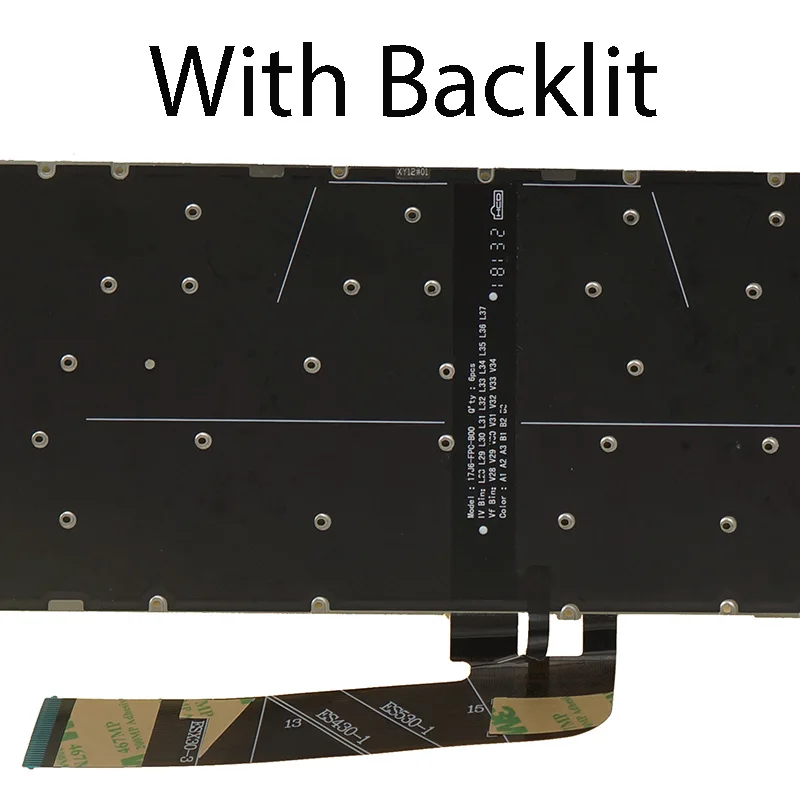 Клавиатура для Lenovo YOGA 730-13IWL 730-15IKB 730-15IWL C740-14IML Arabic FR AZERTY канадская испанская