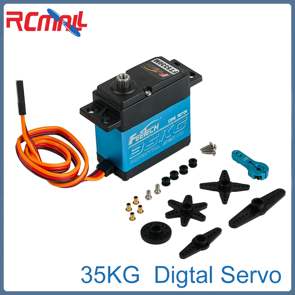 FT5330M цифровой сервопривод 35 кг с металлической шестерней 25 т рычаг 4-8 4 В 180