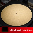 Пробковый нескользящий коврик для поворотного стола, коврик для виниловой пластины 12 дюймов LP