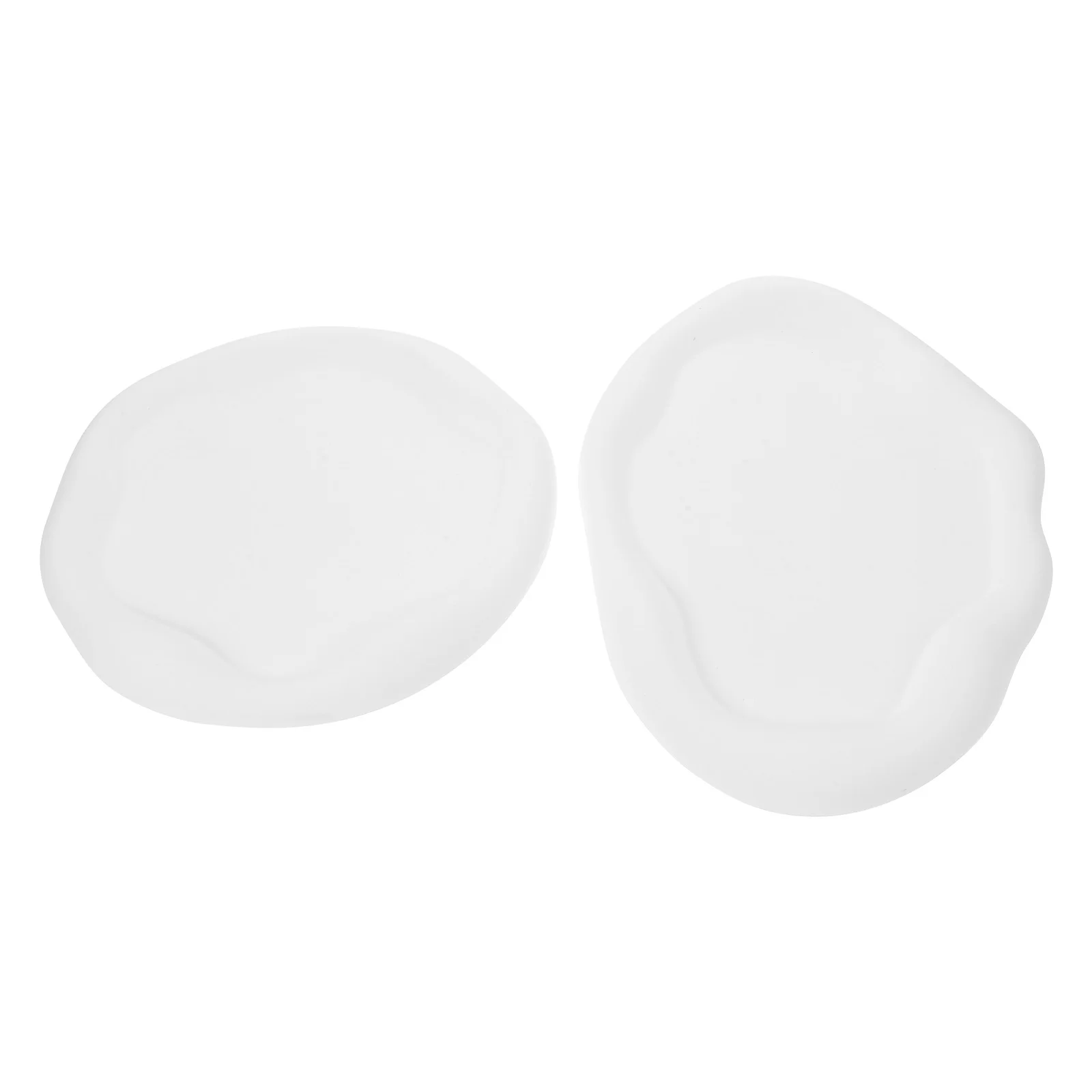 

2pcs Jewelries Trays Decorative Ring Dishes Earring Dishes Trinket Storage Plates Small Trinket Trays