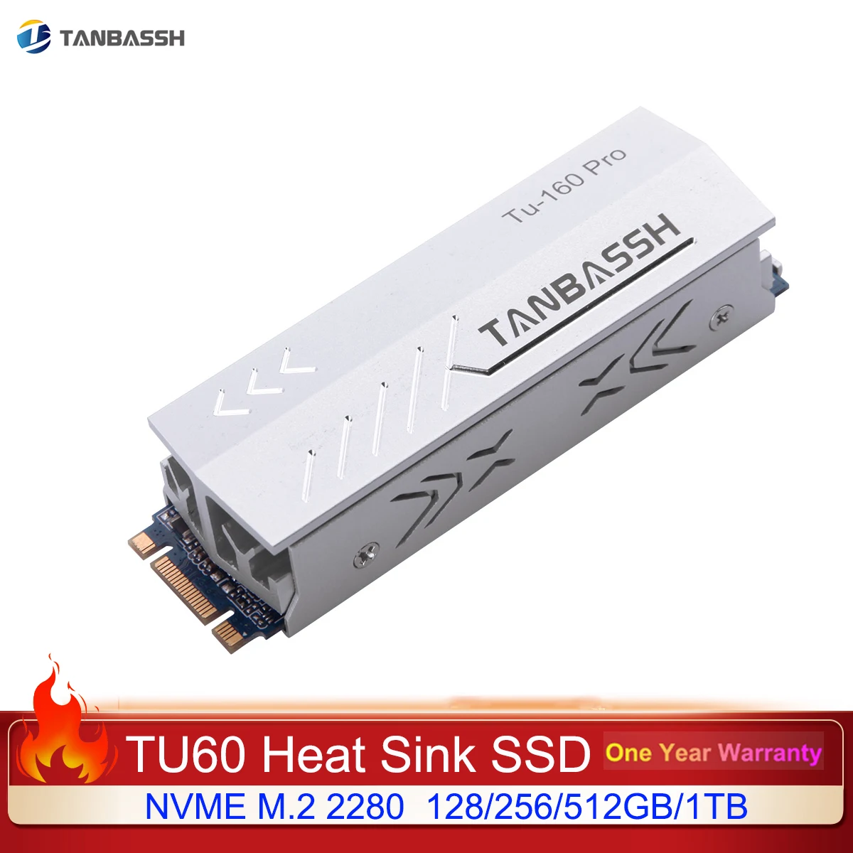 

Радиатор TANBASSH TU160 твердотельный жесткий диск NVME M.2 2280 128 ГБ 256 ГБ 512 ТБ SSD для настольного компьютера ноутбука