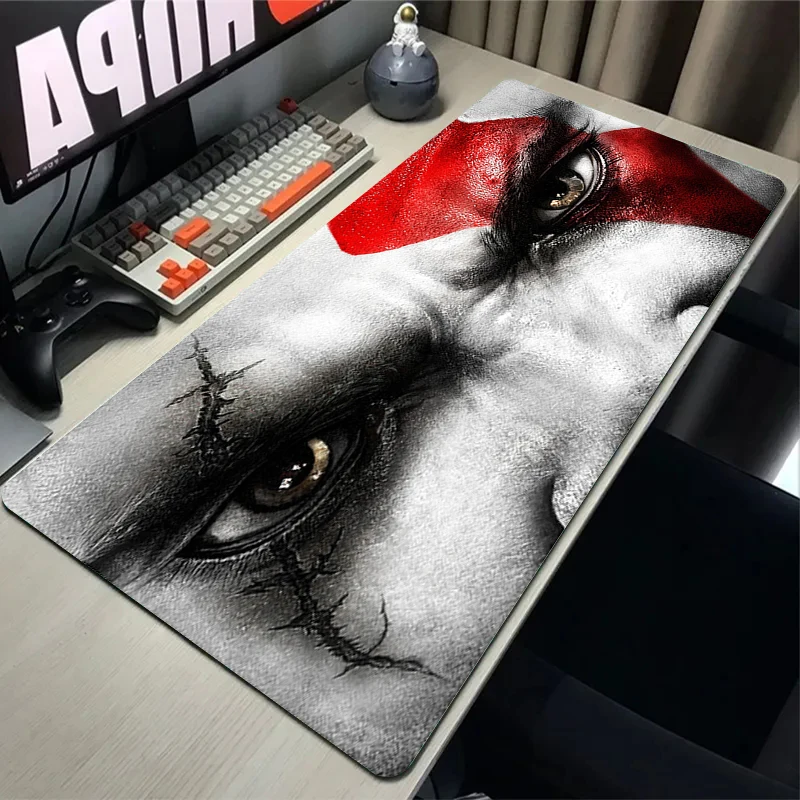 

God of War Xxl Mouse Pad Carpet Playmat Gaming Mats Anime Desk Large Mat Moused Mousepad Animes Pads Computer and Office Xl Long
