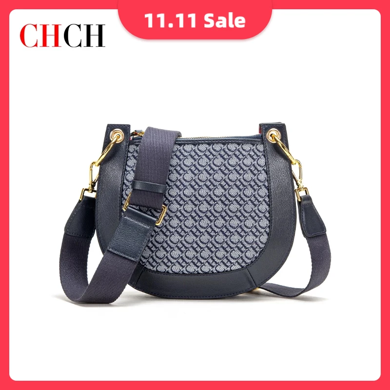 

CHCH Fashion Women's Handbag for 2022 Designer Luxury Saddle Bags Matching Crossbody Female Shoulder Bags