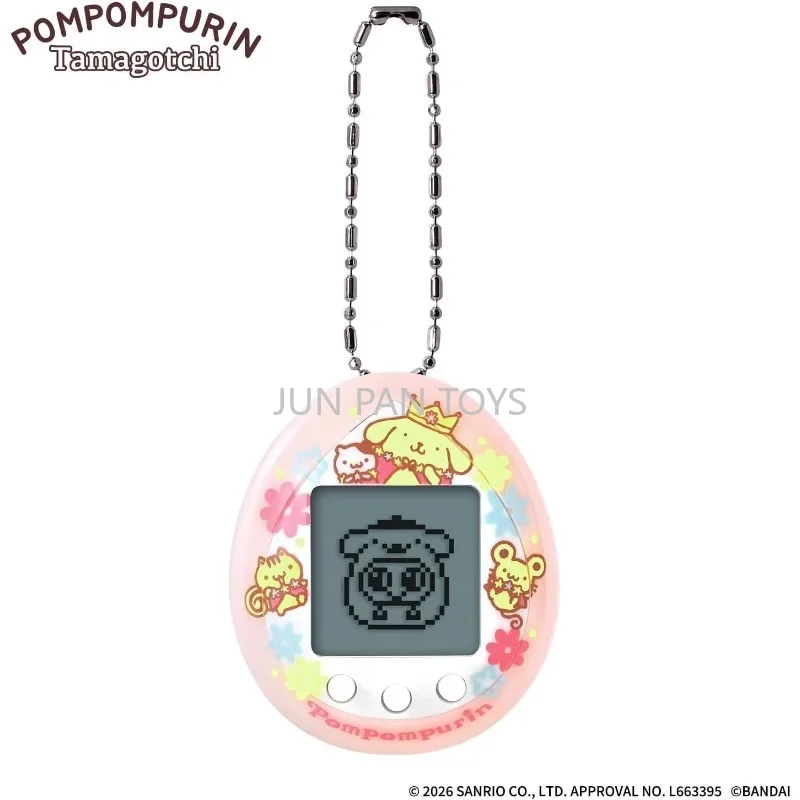 Фото Оригинальный BANDAI Tamagotchi Nano Sanrio Pompompurin Электронный виртуальный питомец 1.57 дюйма, волшебный розовый, базовый оранжевый, подарок для девочек, игрушка. №2