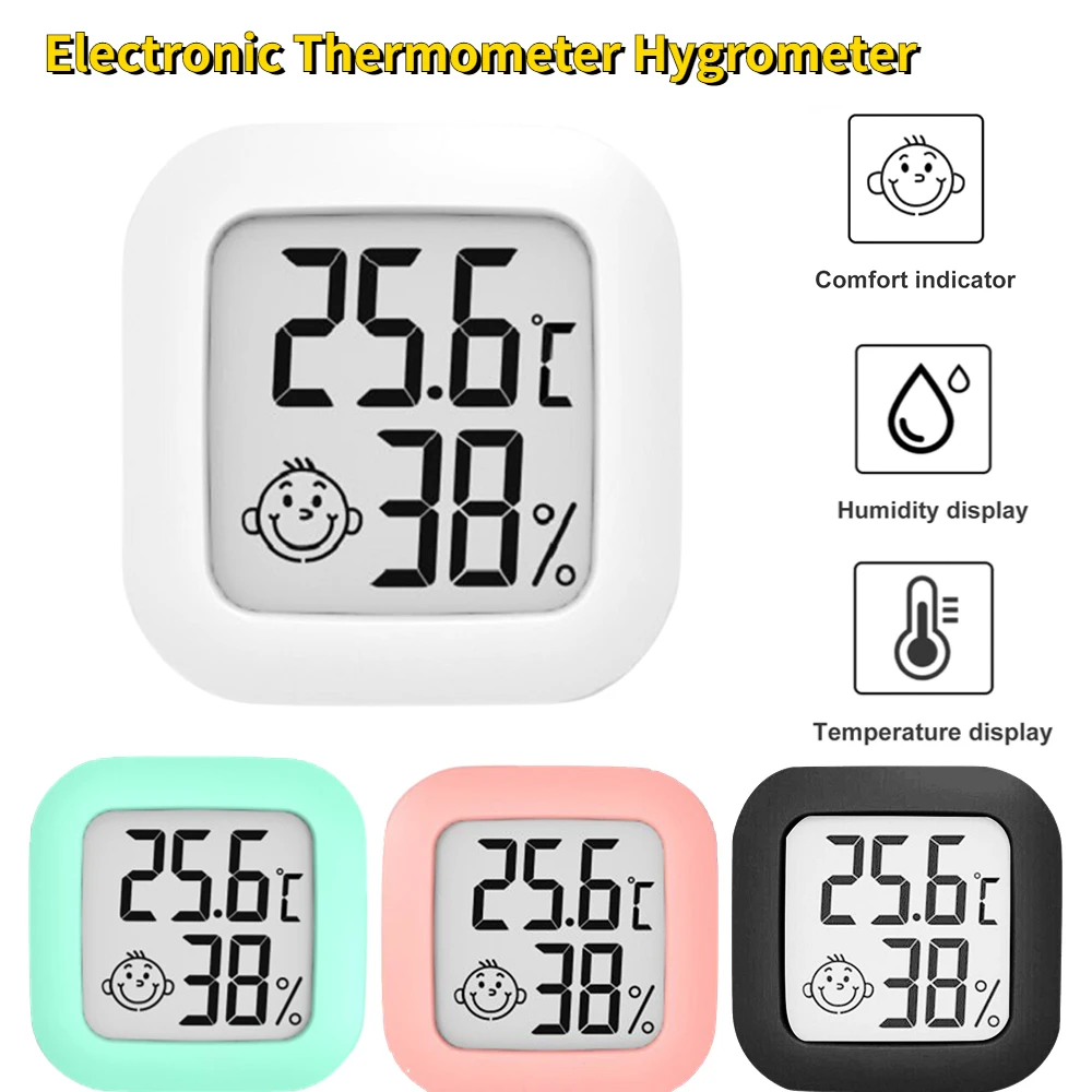 

Цифровой мини-Термометр-Гигрометр с ЖК-дисплеем