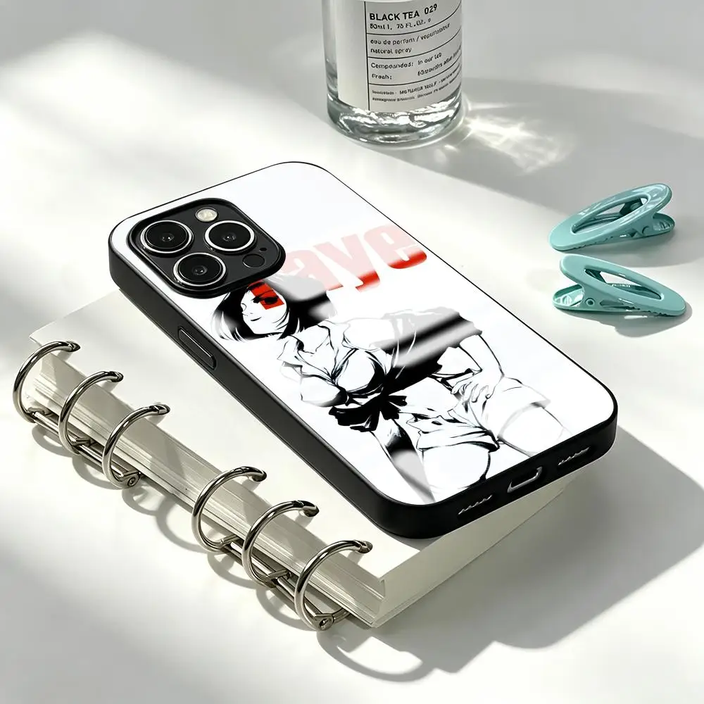 Фото Чехол для телефона Cowboy Bebop для iPhone 17 16 15 14 13 12 11 X XR XS 8 Plus Mini Pro Max, стеклянный магнитный чехол №3