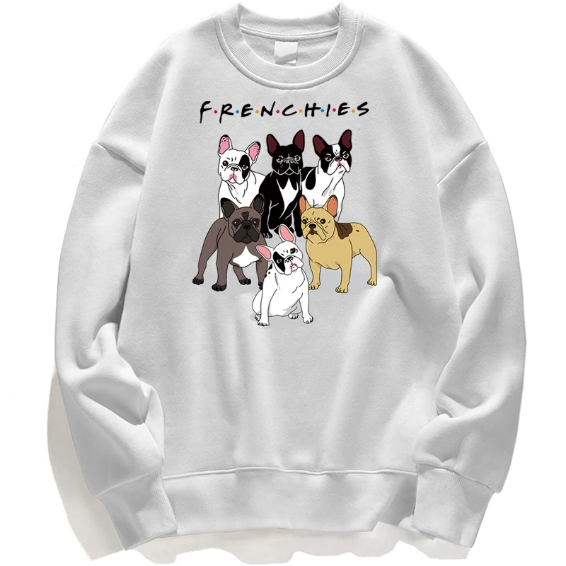 

Frenchies Dog Dogs Hoodie Sweatshirts Men Sweatshirt Jumper Hoody Hoodies Streetwear Pullovers Winter Autumn Pullover Crewneck