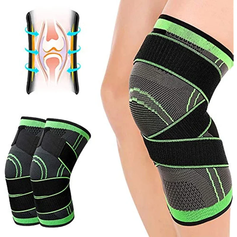 

Elastic Knee Sleeves Unisex Fabric Knee Pads Leg Support Protective Cover Elastic Sports Knee Pads Painful Knees