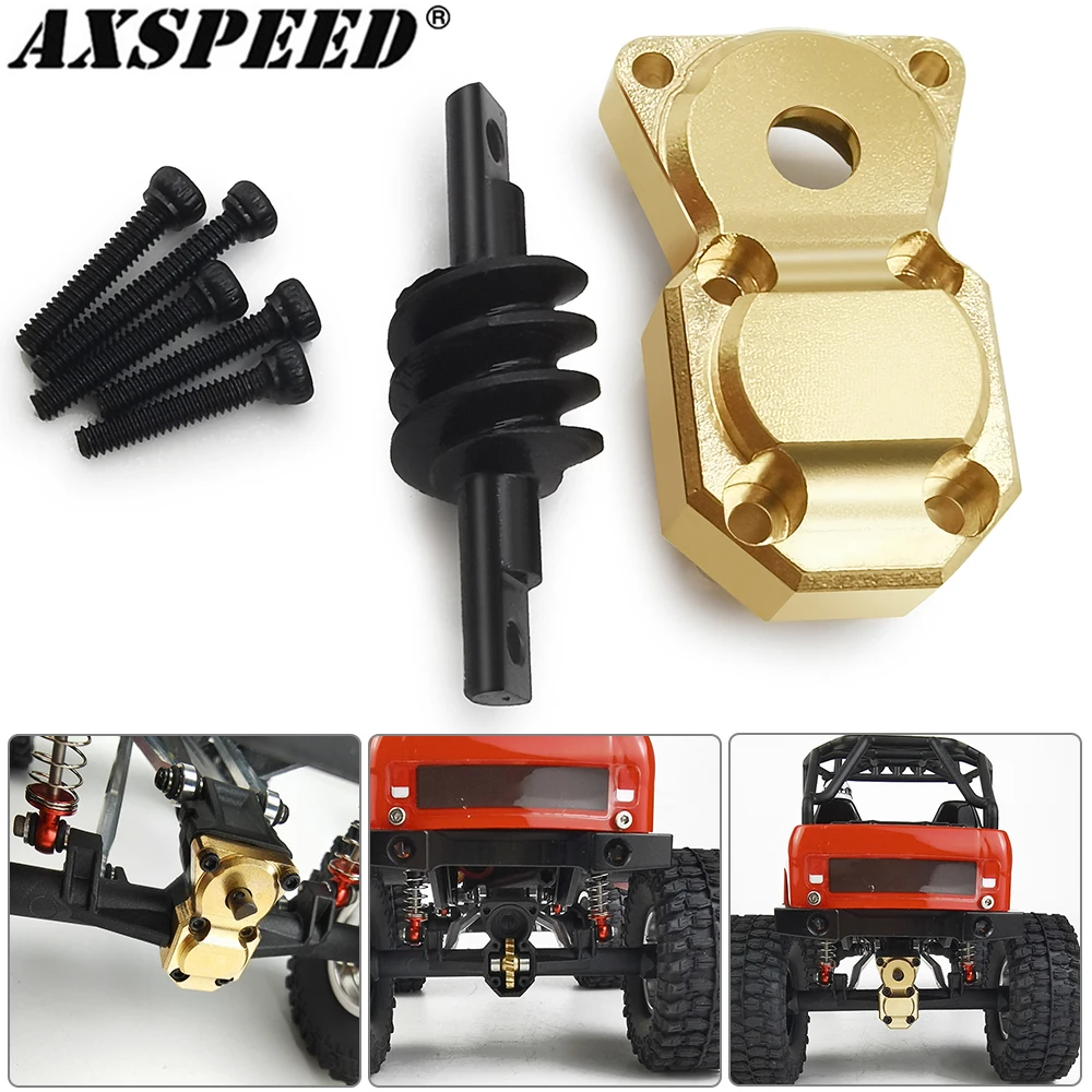 AXSPEED латунная накладка на ось и шестерня 6x6 комплект для модификации задней оси