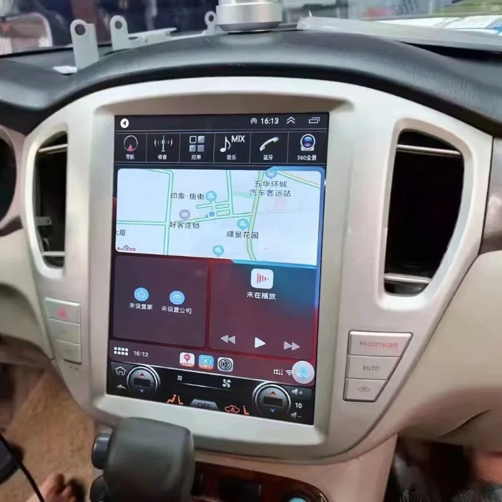 2Din Android 14.0 8 + 256G для Toyota Highlander Kluger 2001-2007 автомобильный радиоприемник