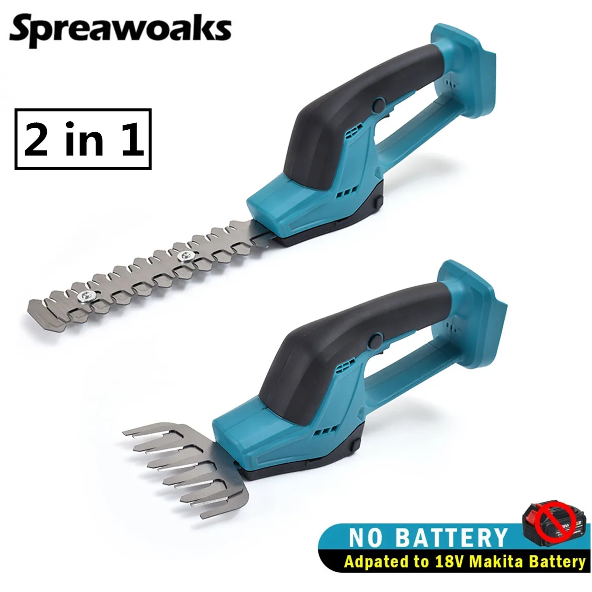 Electric Grass Trimmer Pruning Saw Shrub Shear Hedger Power Tools For Makita 18v Battery