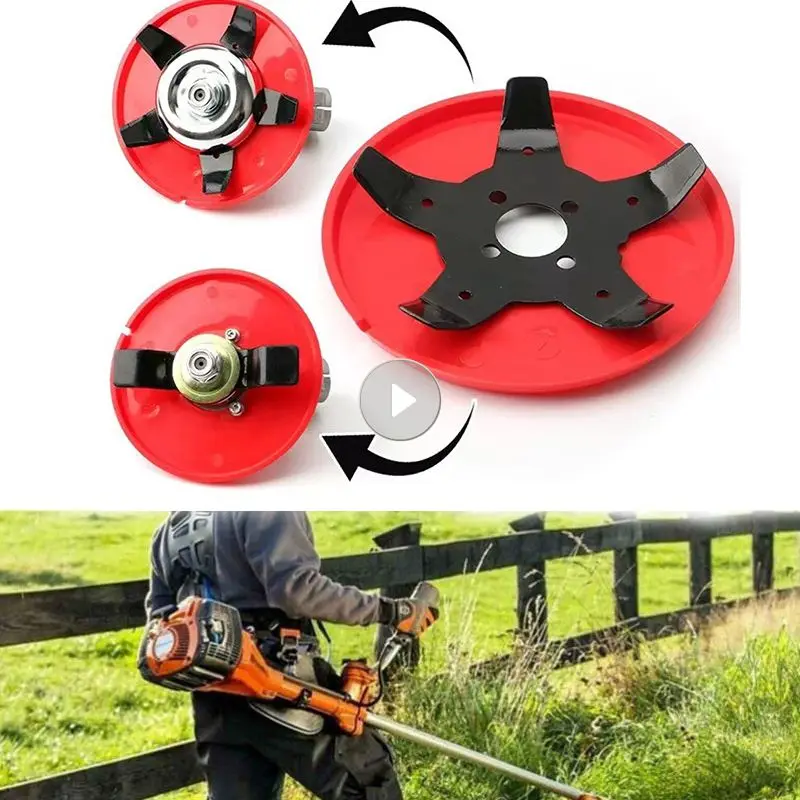 

Universal Brush Cutter Blade Trimmer Head Metal Blades Trimmer Garden Grass Paddy Field Dry Land Garden Lawn Mower Machine Tool