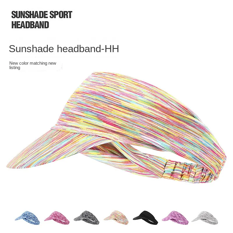 

New sports Sweatband with empty top hat summer outdoor shade sun protection sweat absorbent men and women cycling running cap