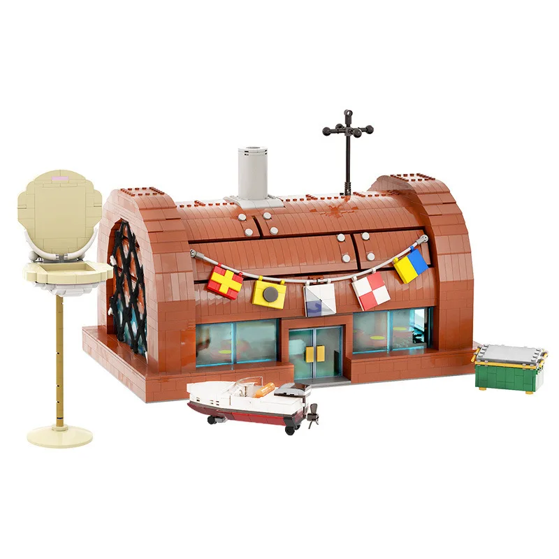 

Build -82378 krusty krab Restaurant Adult Toys Building Building Blocks Toys