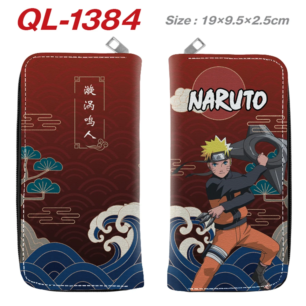 

Anime Wallet Cartoon Boys Long Cute PU Casual Zip Credit ID Card Coin Holders Layers Leather Purse Unisex Students Handbag