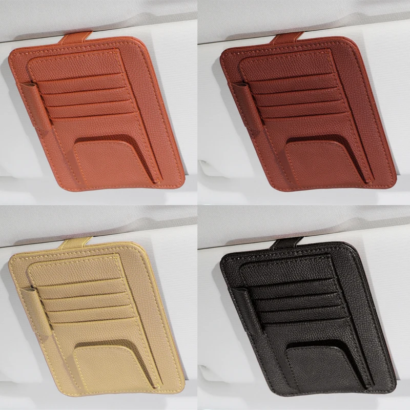 

Car Vehicle Sun Visor Sunglasses Holder Storage Clip Credit Card Package ID Storage Pen Bag