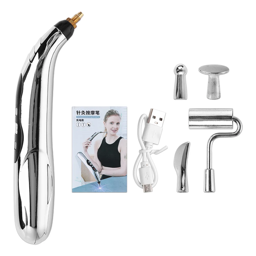 

Electronic Acupuncture Pen Meridians Laser Therapy Acupuncture Point Massager Heal Massage Pen Meridian Energy Relief Pain Tools