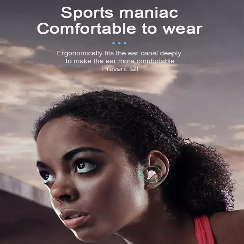 

Best price2PC A6S Smart Digital Display Bluetooth Headset Wireless Mini HIFI Headset Stereo in-Ear Sports Earphone with Mic &amp