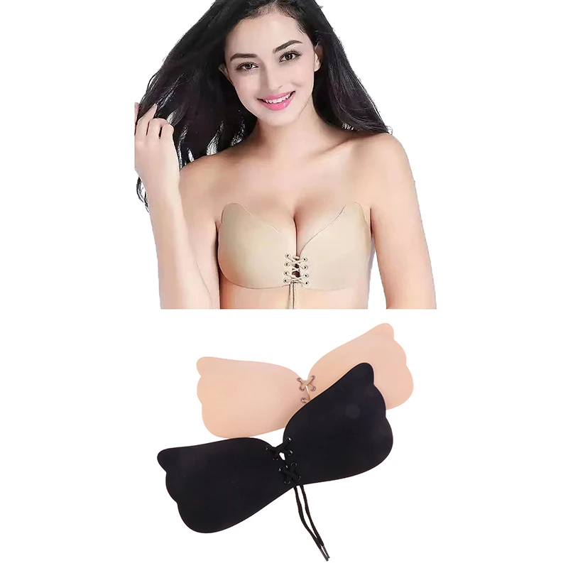 

1PC Seamless Wireless Adhesive Stick Bra Strapless Push Up Bras Women Sexy Backless Lingerie Invisible Bralette