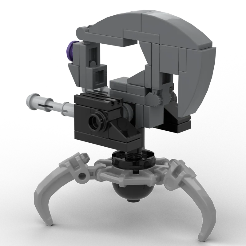 Конструктор MOC Military летающий мотоцикл робот-паук модель военного самолета