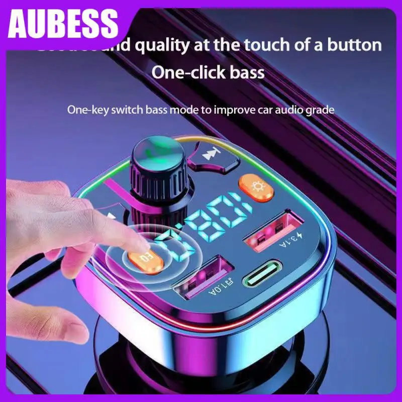 

Q5 Car Mp3 Audio Player Multifunctional Fm Transmitter Wireless Universal Dual Usb Charger Car Supplies Q5 Car Charger