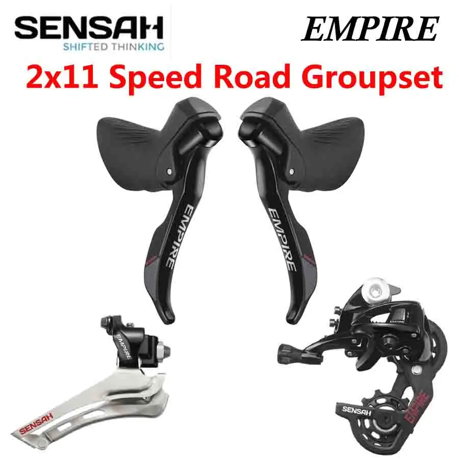 

SENSAH EMPIRE 2x11 Speed, 22s Road Groupset, Shifter + Rear Derailleurs + Front Derailleurs 5800, R7000