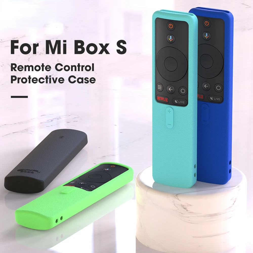 

2022 Silicone Remote Control Case For Xiaomi Mi Box S /4X Mi TV Stick Cover For Xiaomi Soft Plain Remote Control Protector
