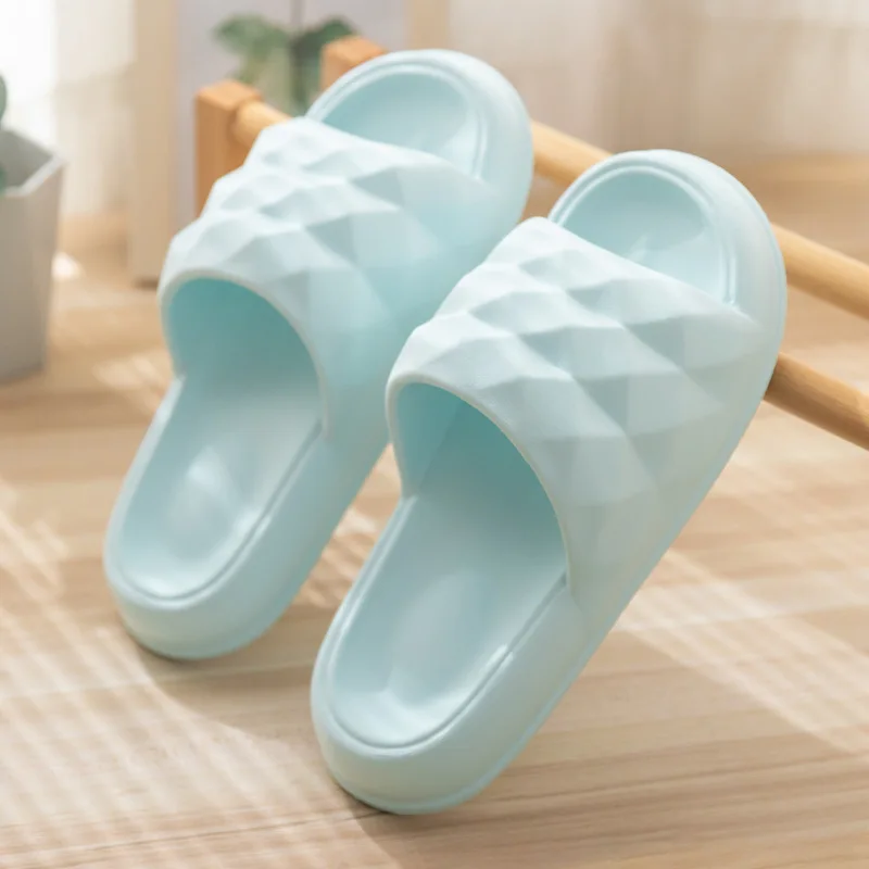 Women Home Slippers Spring Summer Soft Comfortable Non-slip Flip Flops Bathroom Slipper Couples Family Flat Shoes Family Sandals