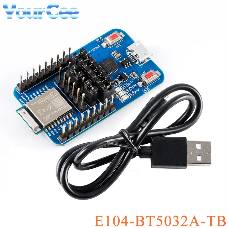 E104-BT5032A-TB NRF52832 комплект USB-тестирования BLE5.0 маломощный последовательный порт пробуждения E104 BT5032A TB Bluetooth-совместимый