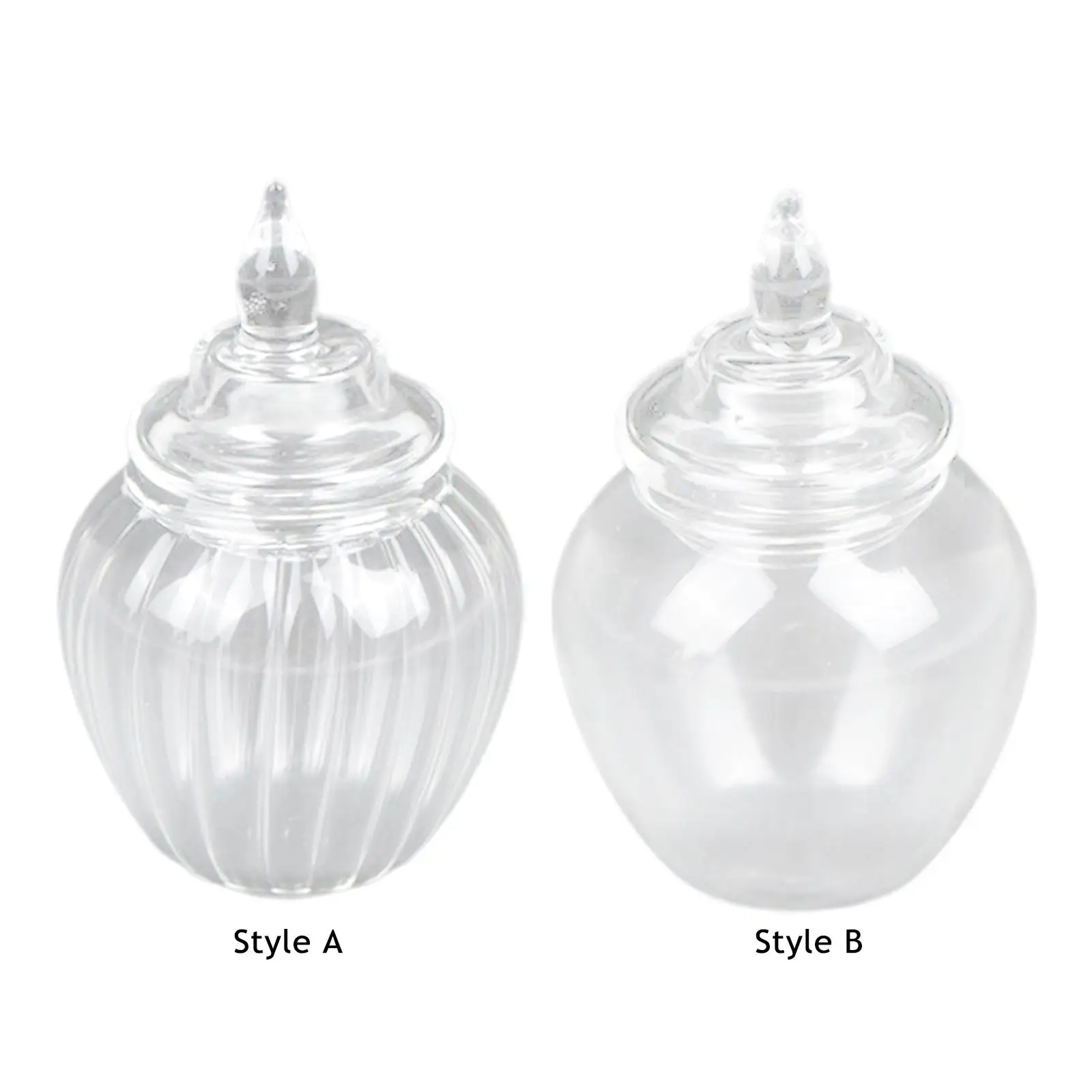 

Миниатюрная кукольная банка для еды, аксессуары «сделай сам», имитация сцены, кукольный домик, кухонный инструмент 1:12, стеклянная банка для сладостей и фруктов для кукольного домика для взрослых