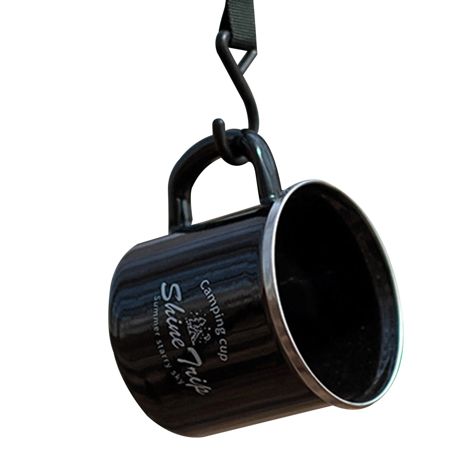

Portable Camping Mug Campfire Coffee Tea Cups Durable Enamelware Camper Mug For Tea Coffee And Hot Chocolate