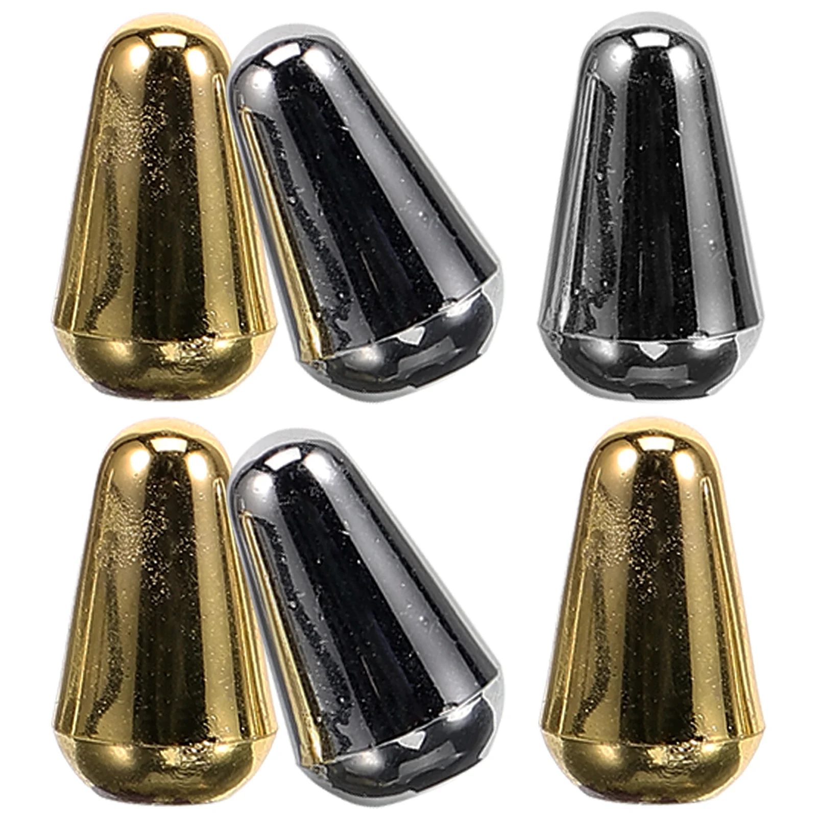 

6pcs Guitar Toggle Switch Cap 3-way 5-way Guitar Switch Tip Guitar Part