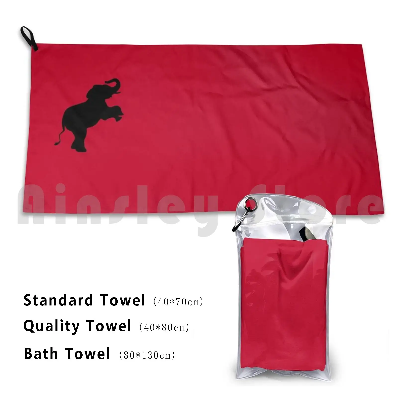 Quick Dry Quality Towel Cute Elephant Reusable