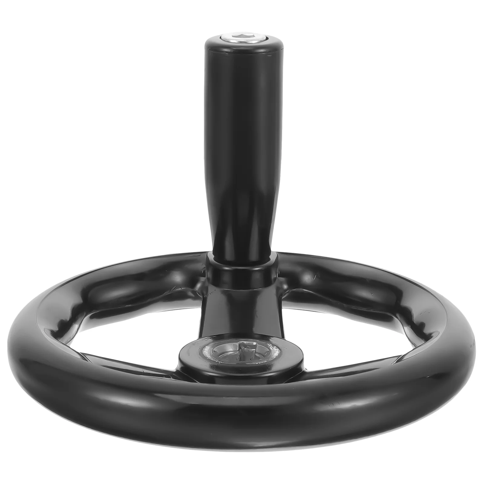 Простой в установке маховик фрезерный трехспицевой рукояткой нескользящий для