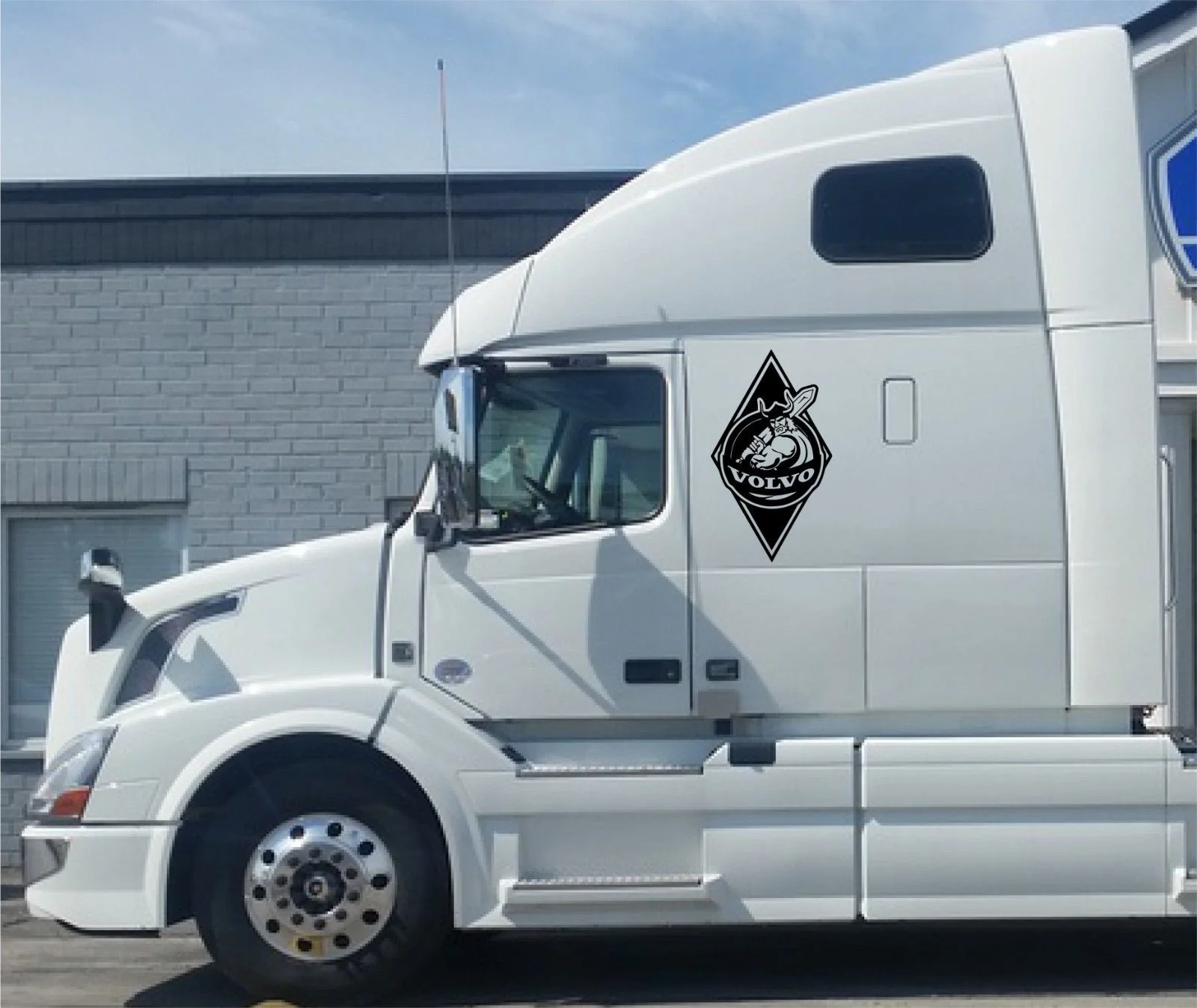 Для 2 шт. + бесплатных виниловых стикера VOLVO Viking стикеры на боковой стороне