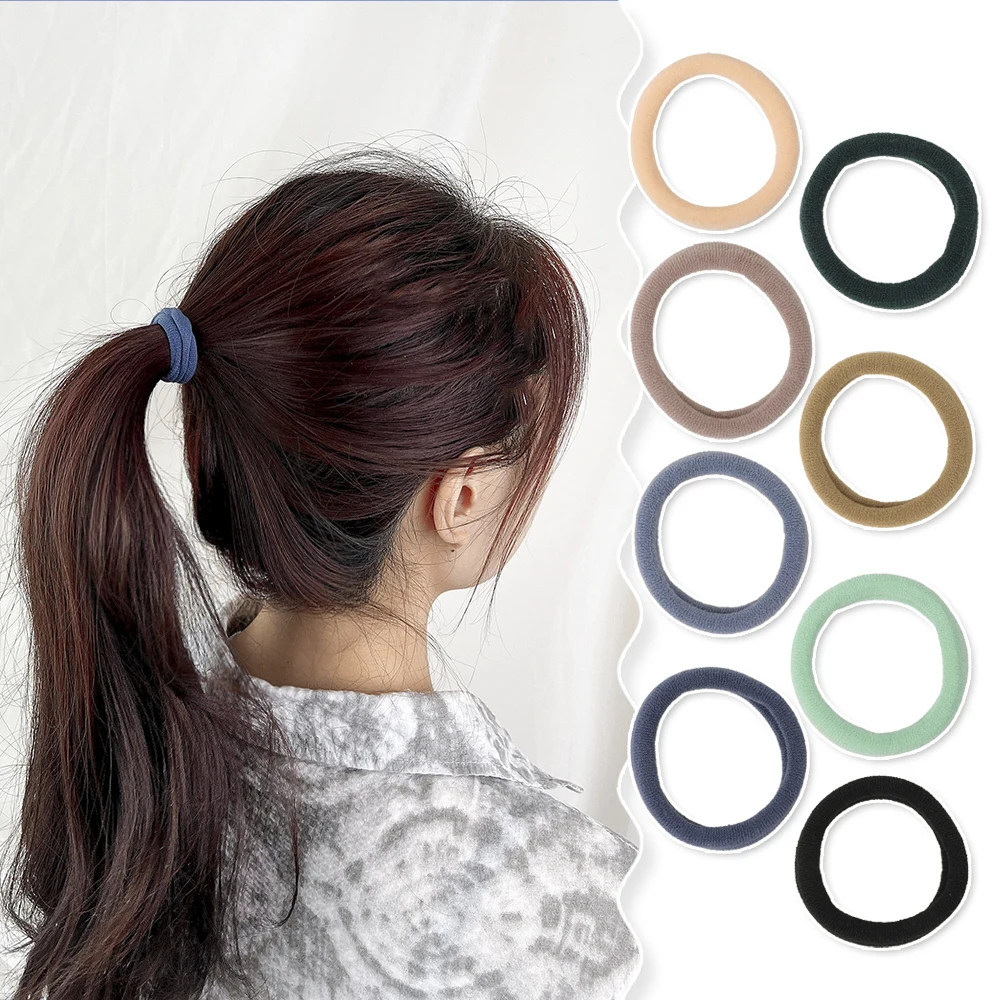 

Multy-Colored Hair Ties for Thick Hair 20Pcs Large Hair Elastics No Damage Ponytail Holders for Women Men Girls Hair Accessories
