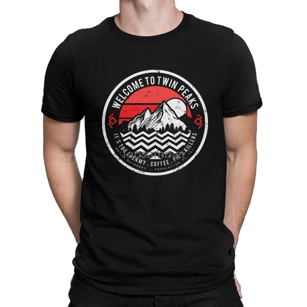 

Welcome To Twin Peaks T Shirt Women'S And Men'S Cotton Tee All Sizes