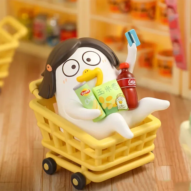 Фото POP MART DUCKYO'S LEISURE LIFE Series: Коллекционные фигурки-сюрпризы (Blind Box), милые фигурки-модели, подарок на день рождения №2