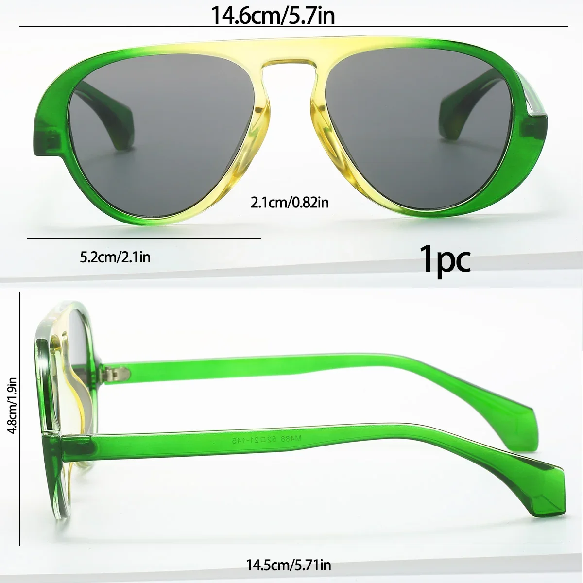 Классические овальные солнцезащитные очки Yuying для женщин с фотохромными линзами