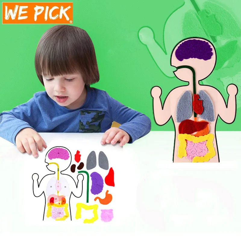 

Детский войлочный пазл, детская игрушка для раннего обучения, 3-6 лет