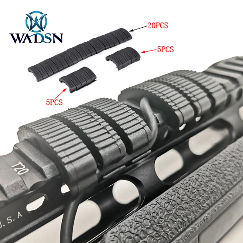 

WADSN 30 шт./упак. Тактический направляющая для ствольной накладки винтовка M4 AR15 Панель LaRue IndexClips рельсовая накладка Пластик для игры Пейнтбол с...