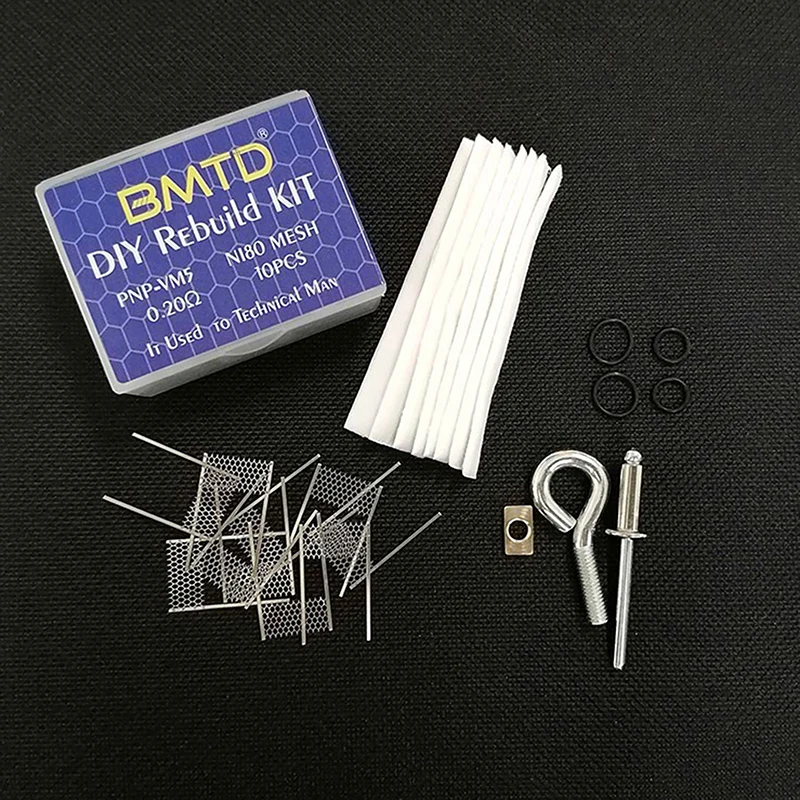 

DIY Rebuild Kit PNP-VM5 0.2ohm Ni80 Mesh Coil Heating Wire Tools Accessories